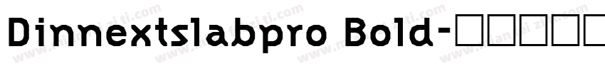 Dinnextslabpro Bold字体转换